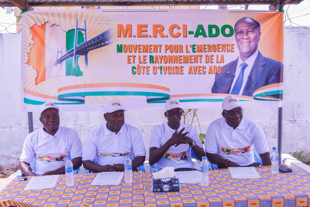 Bouaké : Avant 2025, un mouvement Pro-ADO revendique un 4ème mandat pour le président Alassane Ouattara 