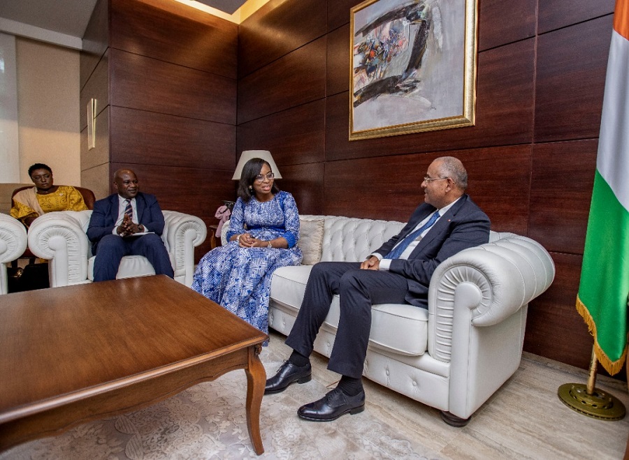 Coopération : Patrick Achi échange avec la Ministre du Plan et de la Coopération internationale de la Guinée Conakry