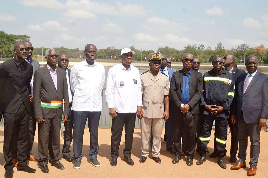 Réhabilitation des 13 lacs de Yamoussoukro : le ministre Jean-Luc Assi satisfait des travaux en cours
