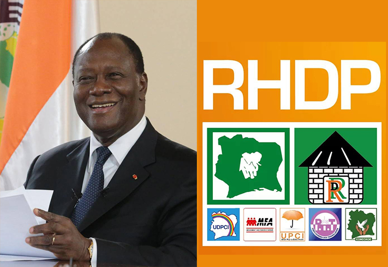 RHDP/ Alassane Ouattara procède à de nouvelles nominations : les listes complètes des nouveaux dirigeants du parti
