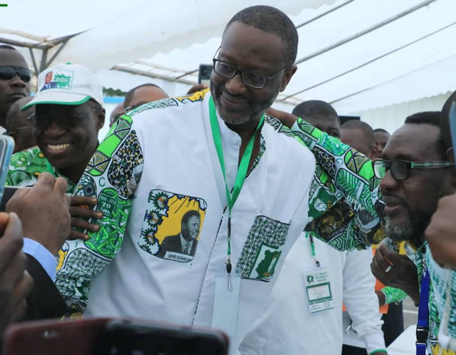 8ème congrès extraordinaire du PDCI -RDA : Tidjame Thiam élu président
