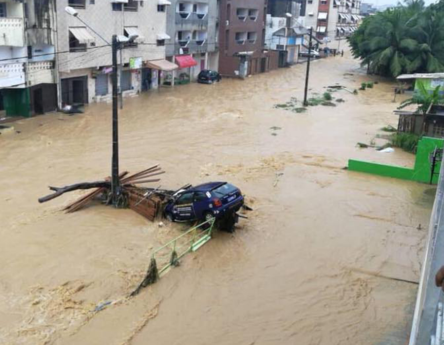 Pluies diluviennes à Abidjan : déjà 5 morts enregistrés